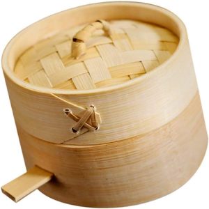 2pcs Buns Steamer Food Steamer Basket Bamboo Steamer Cookware Steamer Kitchen Steamer