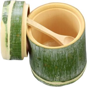 Freshly Made Covered Bamboo Steamer with Special Bamboo Steamer Cup.