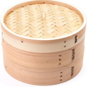 Bamboo Steamer, Bamboo Steamer, Brown