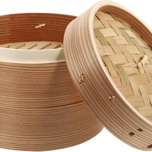Wooden Steamer for Cooking Steamer Basket for Kitchen Material Heat Cold Resistance Easy to Clean