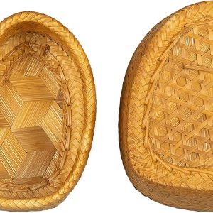 Thai  Sticky Rice Heart shape Bamboo Basket Handmade Steamers Cookware-4 inch for Home,restaurant or Cookware -collecting things.